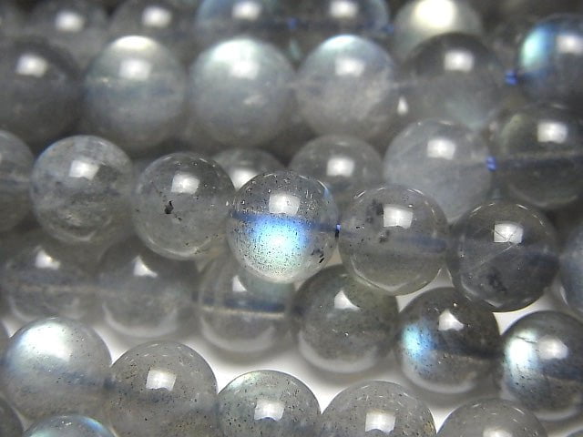 [Video] Labradorite AA++ Round 8mm half or 1strand beads (aprx.15inch / 36cm)