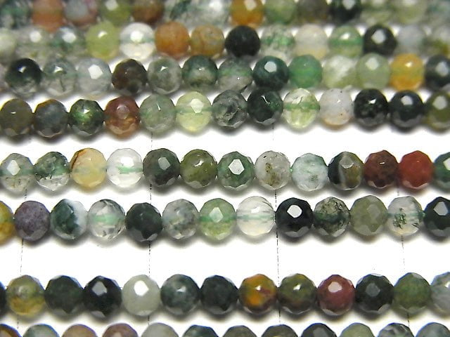 High Quality! 1strand $4.79! Indian Agate Faceted Round 3mm 1strand beads (aprx.15inch / 38cm)